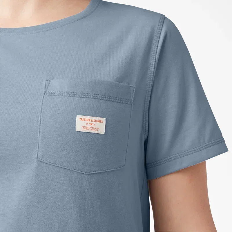 Traeger X Dickies Women’s Pocket T-Shirt Traeger X Dickies Women’s Pocket T-Shirt