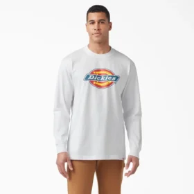 Tri-Color Logo Graphic Long Sleeve T-Shirt