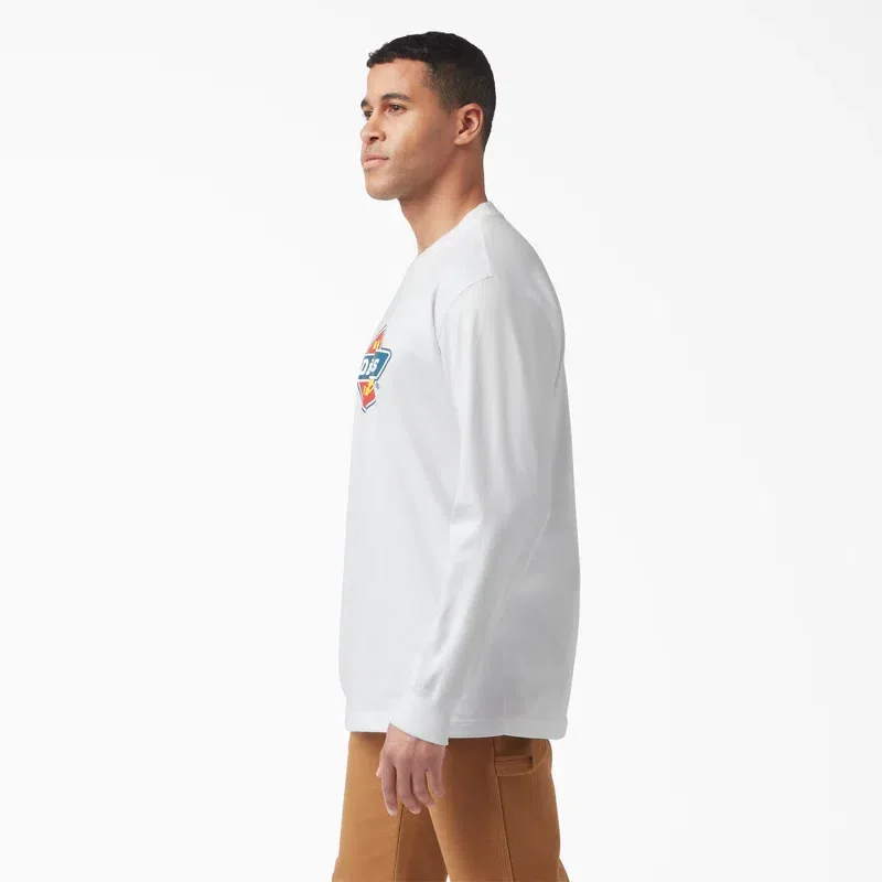 Tri-Color Logo Graphic Long Sleeve T-Shirt Tri-Color Logo Graphic Long Sleeve T-Shirt