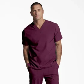 Unisex Eds Essentials V-Neck Scrub Top