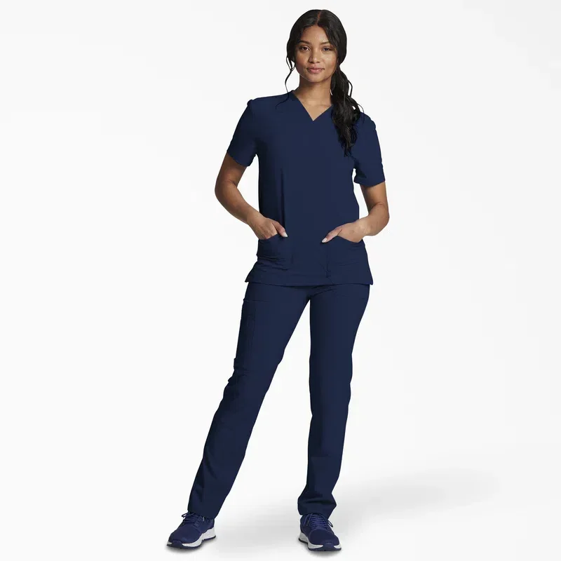 Unisex Eds Essentials V-Neck Scrub Top Unisex Eds Essentials V-Neck Scrub Top