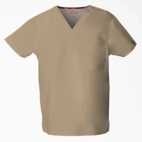 Unisex Eds Signature V-Neck Scrub Top