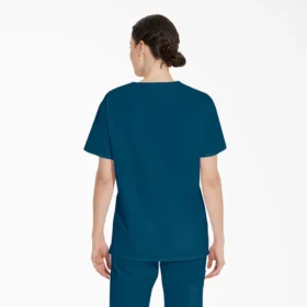 Unisex Eds Signature V-Neck Scrub Top