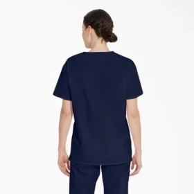 Unisex Eds Signature V-Neck Scrub Top