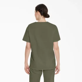 Unisex Eds Signature V-Neck Scrub Top