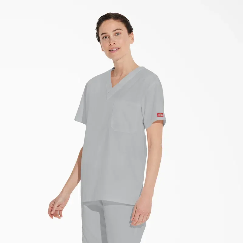 Unisex Eds Signature V-Neck Scrub Top Unisex Eds Signature V-Neck Scrub Top