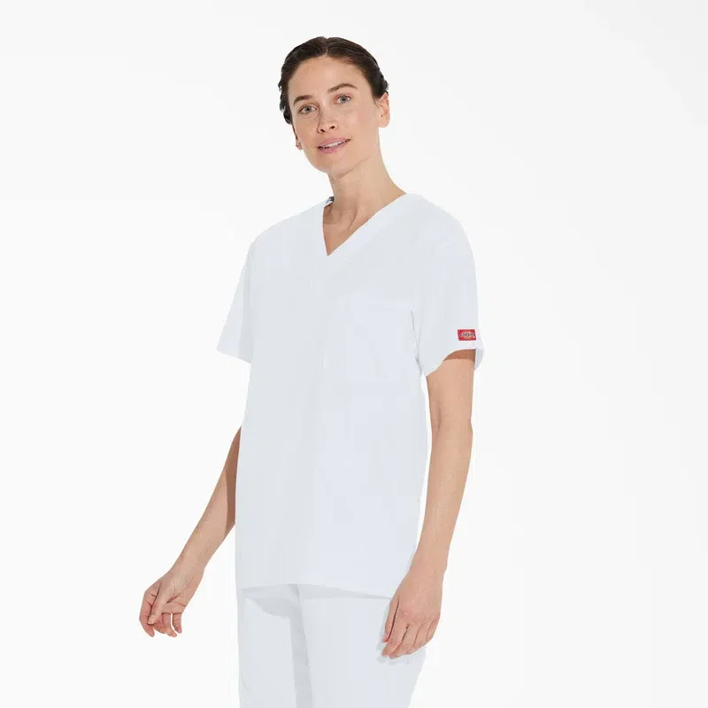 Unisex Eds Signature V-Neck Scrub Top Unisex Eds Signature V-Neck Scrub Top