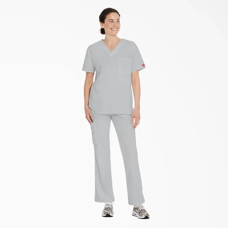 Unisex Eds Signature V-Neck Scrub Top Unisex Eds Signature V-Neck Scrub Top