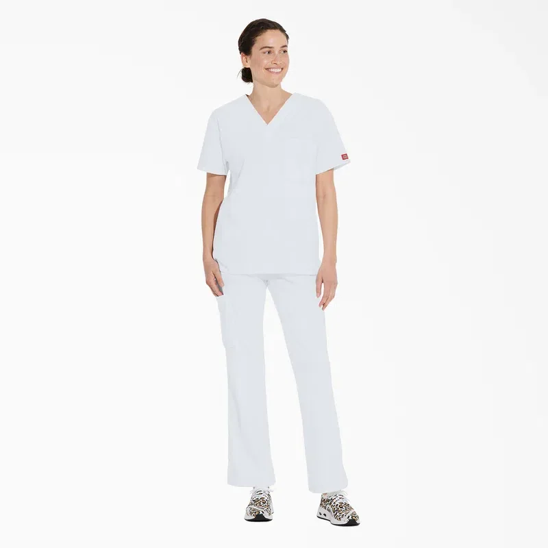 Unisex Eds Signature V-Neck Scrub Top Unisex Eds Signature V-Neck Scrub Top