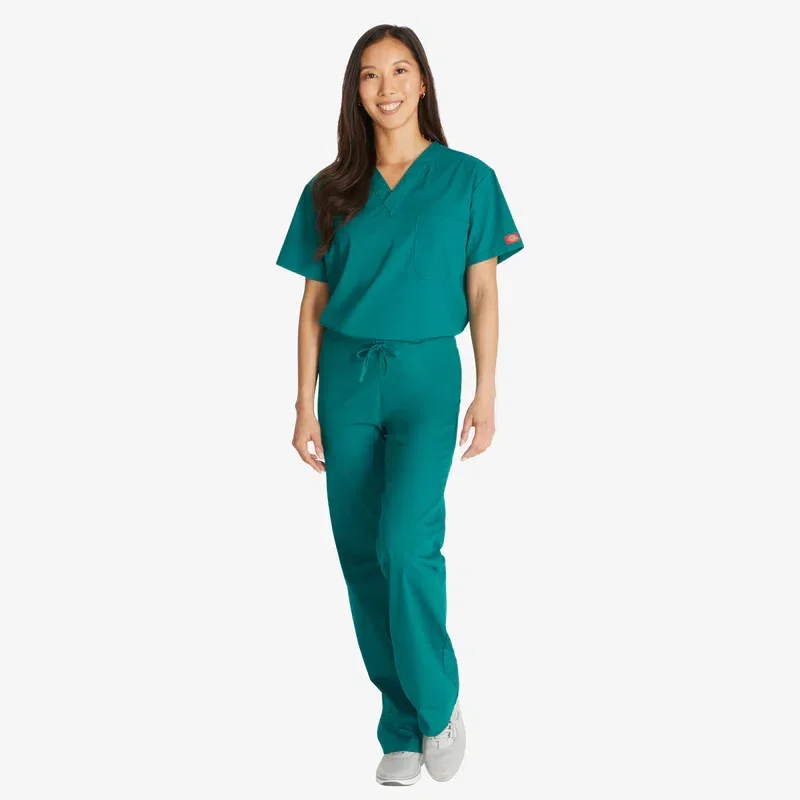 Unisex Eds Signature V-Neck Scrub Top Unisex Eds Signature V-Neck Scrub Top