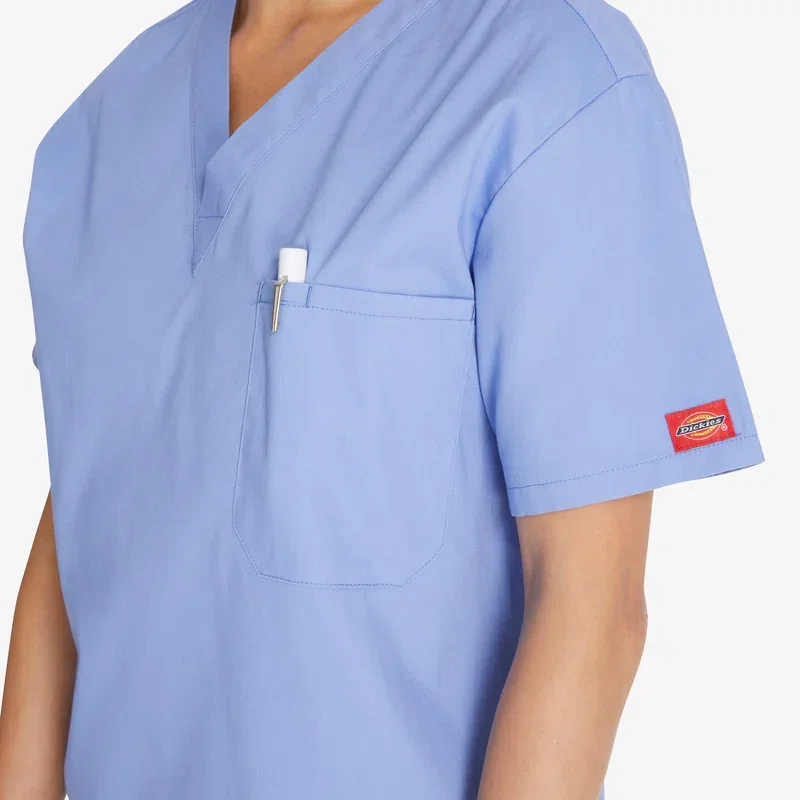 Unisex Eds Signature V-Neck Scrub Top Unisex Eds Signature V-Neck Scrub Top