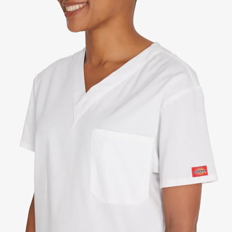 Unisex Eds Signature V-Neck Scrub Top Unisex Eds Signature V-Neck Scrub Top