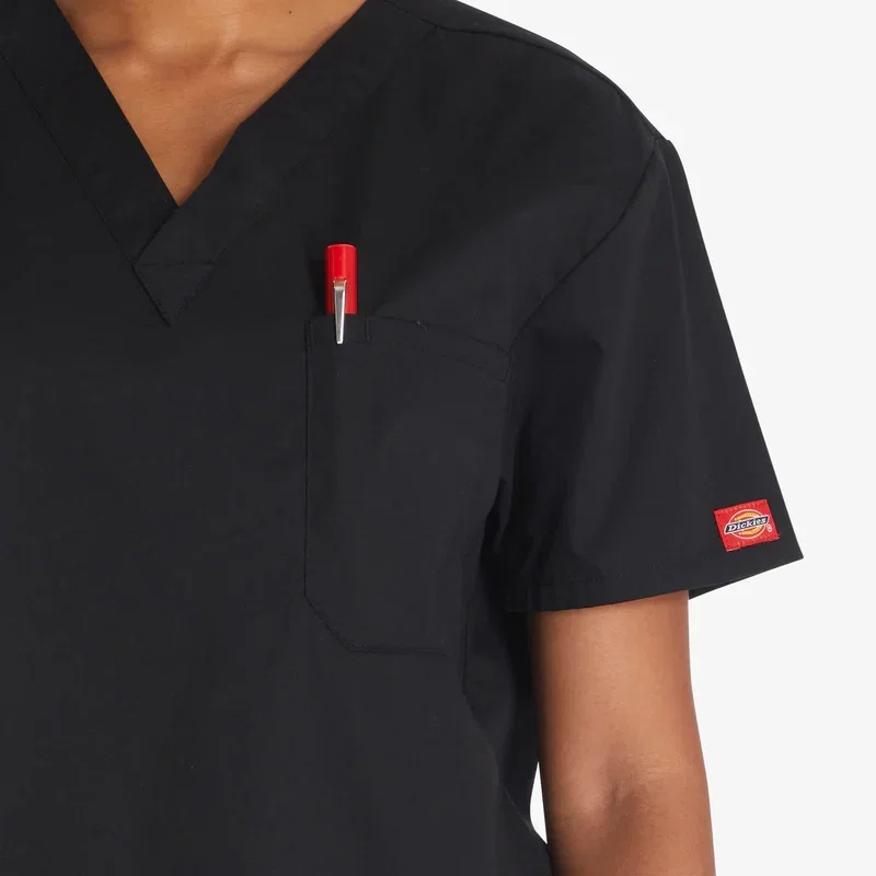 Unisex Eds Signature V-Neck Scrub Top Unisex Eds Signature V-Neck Scrub Top