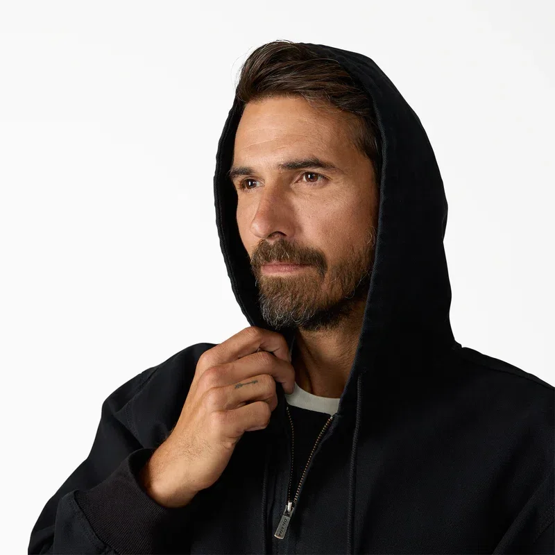 Unlined Canvas Hooded Bomber Unlined Canvas Hooded Bomber