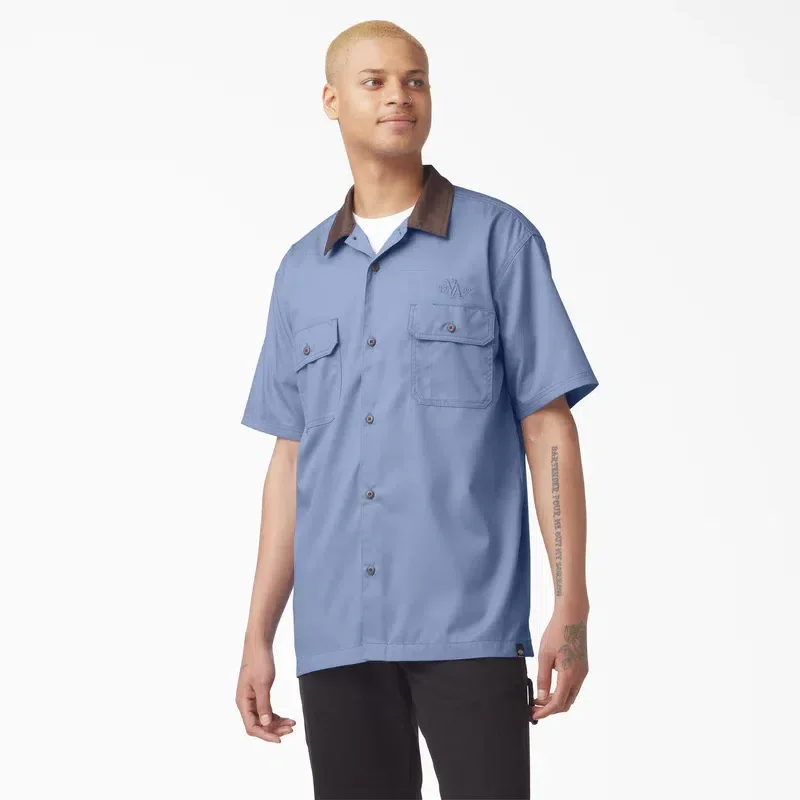 Vincent Alvarez Block Collar Work Shirt Vincent Alvarez Block Collar Work Shirt