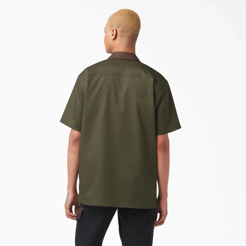 Vincent Alvarez Block Collar Work Shirt Vincent Alvarez Block Collar Work Shirt