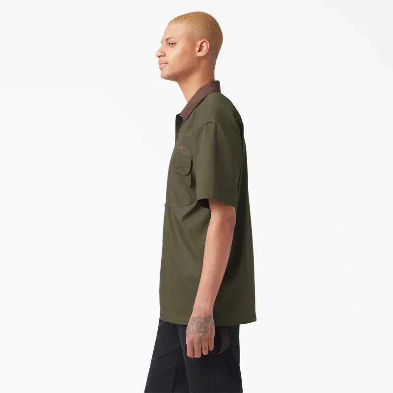 Vincent Alvarez Block Collar Work Shirt Vincent Alvarez Block Collar Work Shirt