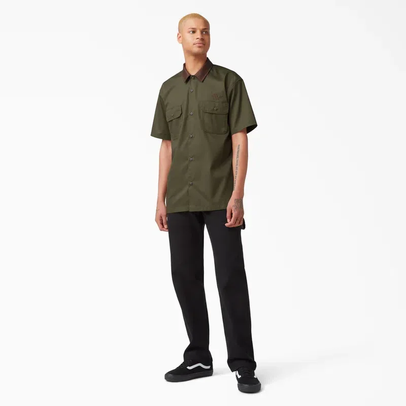 Vincent Alvarez Block Collar Work Shirt Vincent Alvarez Block Collar Work Shirt