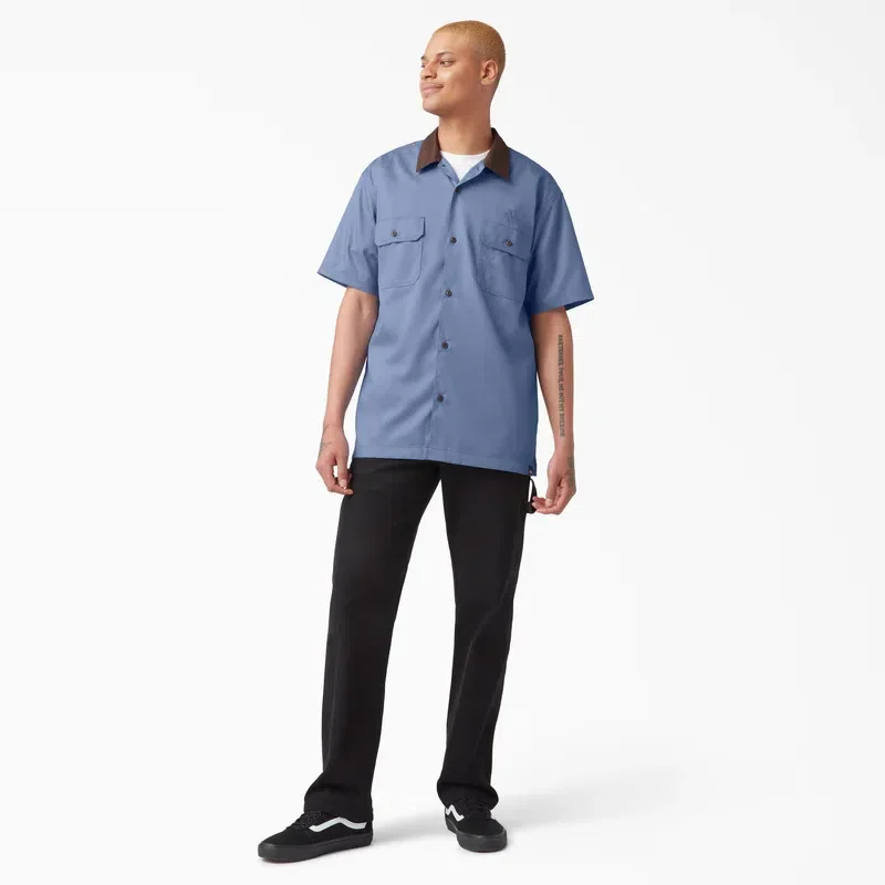 Vincent Alvarez Block Collar Work Shirt Vincent Alvarez Block Collar Work Shirt