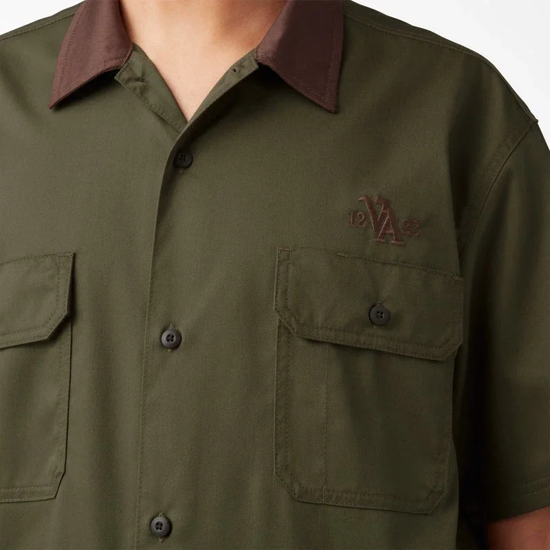 Vincent Alvarez Block Collar Work Shirt Vincent Alvarez Block Collar Work Shirt