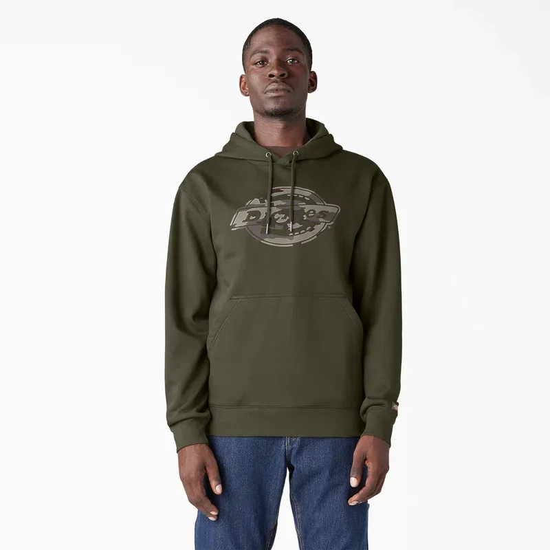Water Repellent Camo Logo Hoodie Water Repellent Camo Logo Hoodie