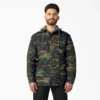 Water Repellent Duck Hooded Shirt Jacket Water Repellent Duck Hooded Shirt Jacket