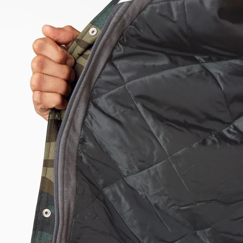 Water Repellent Duck Hooded Shirt Jacket Water Repellent Duck Hooded Shirt Jacket