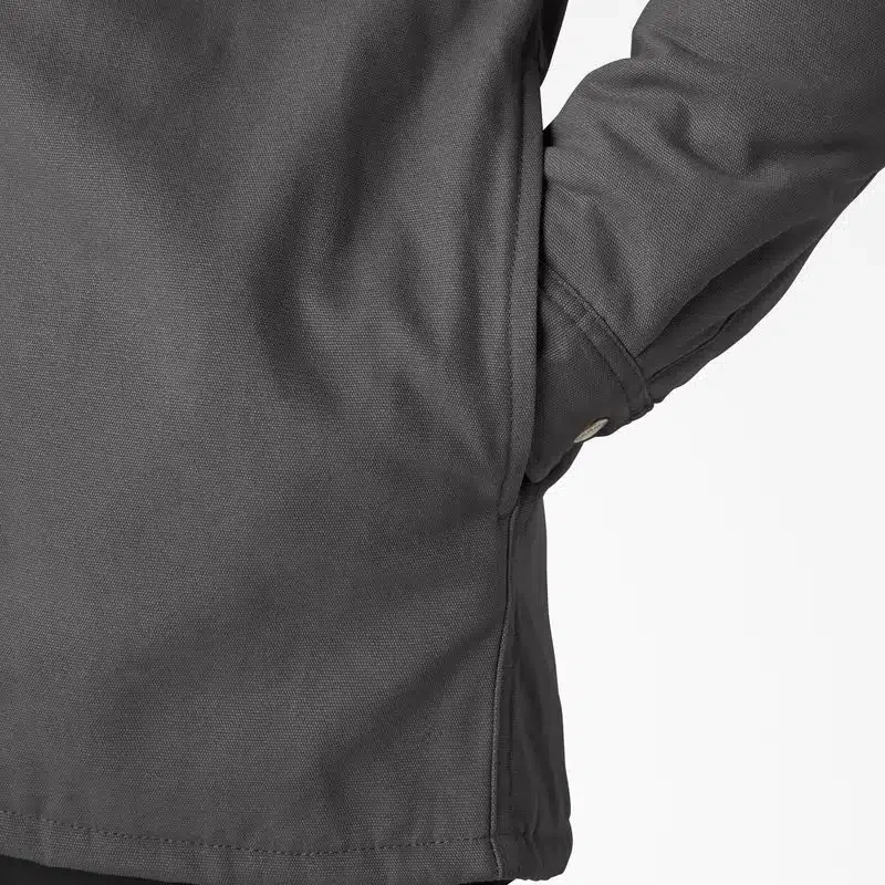 Water Repellent Duck Hooded Shirt Jacket Water Repellent Duck Hooded Shirt Jacket