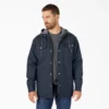 Water Repellent Duck Hooded Shirt Jacket Water Repellent Duck Hooded Shirt Jacket