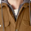 Water Repellent Duck Hooded Shirt Jacket Water Repellent Duck Hooded Shirt Jacket