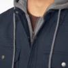 Water Repellent Duck Hooded Shirt Jacket Water Repellent Duck Hooded Shirt Jacket
