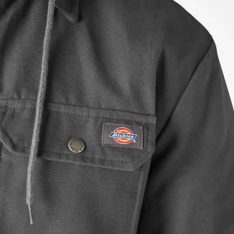 Water Repellent Duck Hooded Shirt Jacket Water Repellent Duck Hooded Shirt Jacket