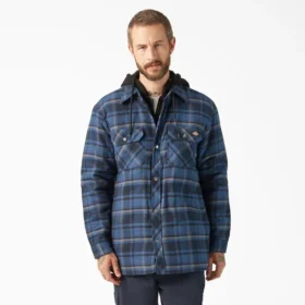 Water Repellent Flannel Hooded Shirt Jacket Water Repellent Flannel Hooded Shirt Jacket