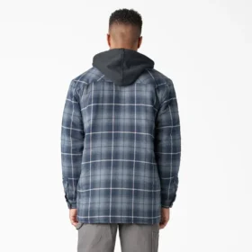 Water Repellent Flannel Hooded Shirt Jacket Water Repellent Flannel Hooded Shirt Jacket