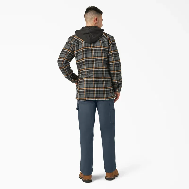 Water Repellent Flannel Hooded Shirt Jacket Water Repellent Flannel Hooded Shirt Jacket