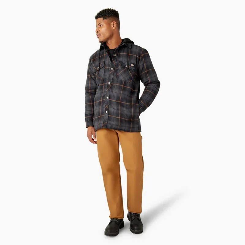 Water Repellent Flannel Hooded Shirt Jacket Water Repellent Flannel Hooded Shirt Jacket