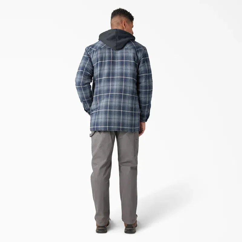 Water Repellent Flannel Hooded Shirt Jacket Water Repellent Flannel Hooded Shirt Jacket