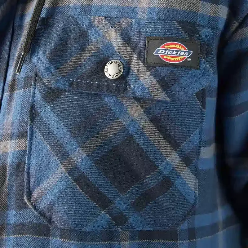 Water Repellent Flannel Hooded Shirt Jacket Water Repellent Flannel Hooded Shirt Jacket