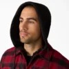 Water Repellent Flannel Hooded Shirt Jacket Water Repellent Flannel Hooded Shirt Jacket