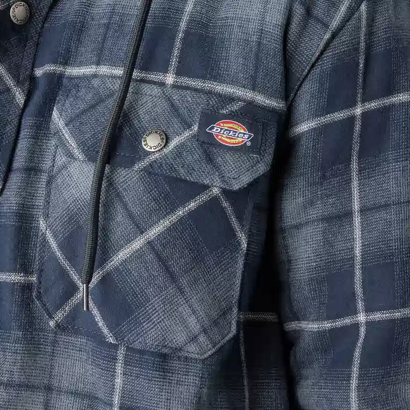 Water Repellent Flannel Hooded Shirt Jacket Water Repellent Flannel Hooded Shirt Jacket