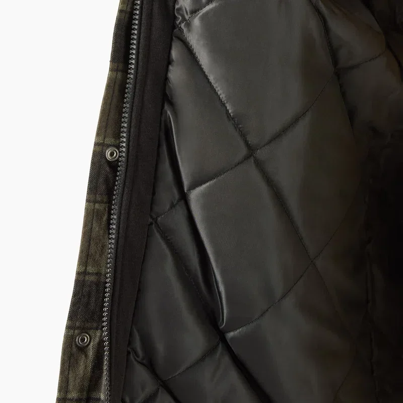 Water Repellent Flannel Hooded Shirt Jacket Water Repellent Flannel Hooded Shirt Jacket