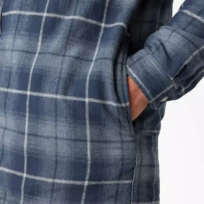 Water Repellent Flannel Hooded Shirt Jacket Water Repellent Flannel Hooded Shirt Jacket