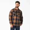 Water Repellent Fleece-Lined Flannel Shirt Jacket Water Repellent Fleece-Lined Flannel Shirt Jacket