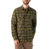 Water Repellent Fleece-Lined Flannel Shirt Jacket Water Repellent Fleece-Lined Flannel Shirt Jacket