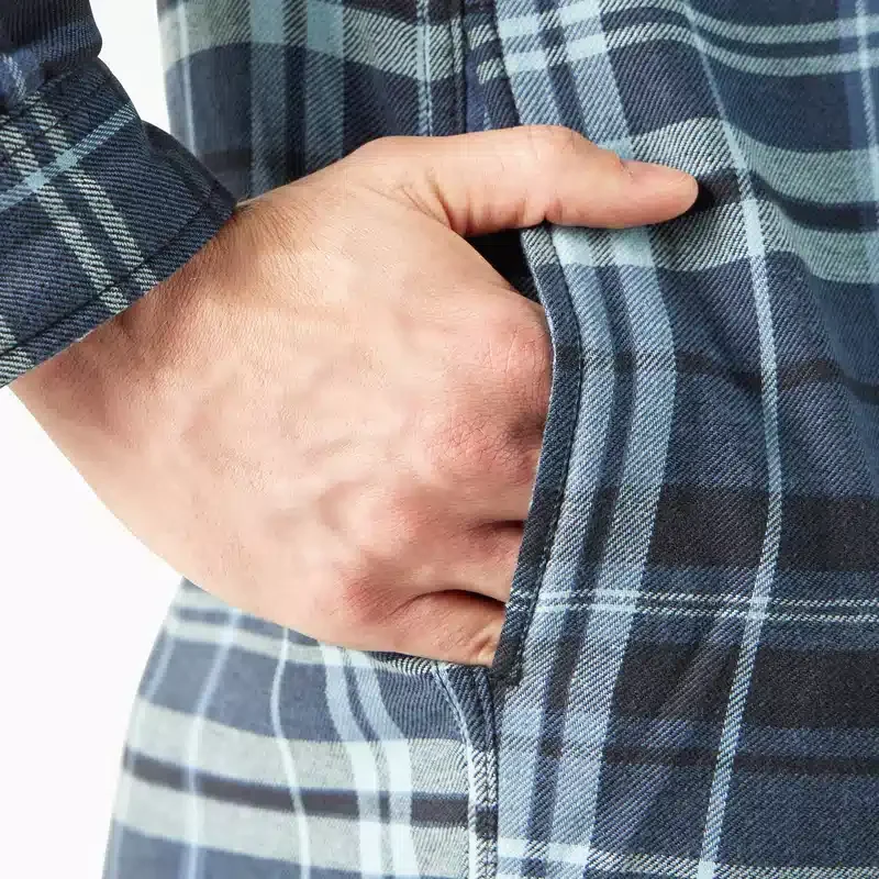 Water Repellent Fleece-Lined Flannel Shirt Jacket Water Repellent Fleece-Lined Flannel Shirt Jacket
