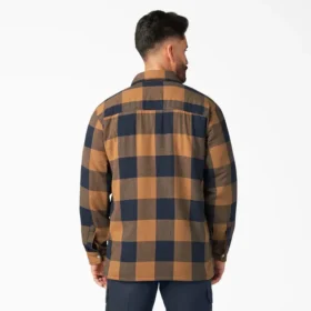 Water Repellent Fleece-Lined Flannel Shirt Jacket Water Repellent Fleece-Lined Flannel Shirt Jacket