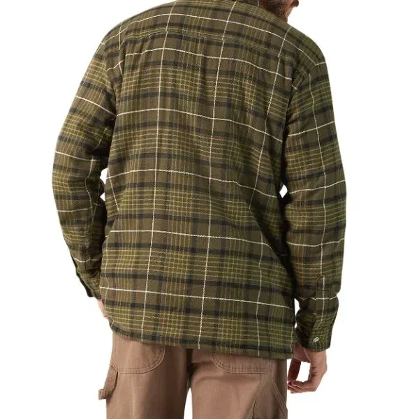Water Repellent Fleece-Lined Flannel Shirt Jacket Water Repellent Fleece-Lined Flannel Shirt Jacket