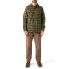 Water Repellent Fleece-Lined Flannel Shirt Jacket Water Repellent Fleece-Lined Flannel Shirt Jacket