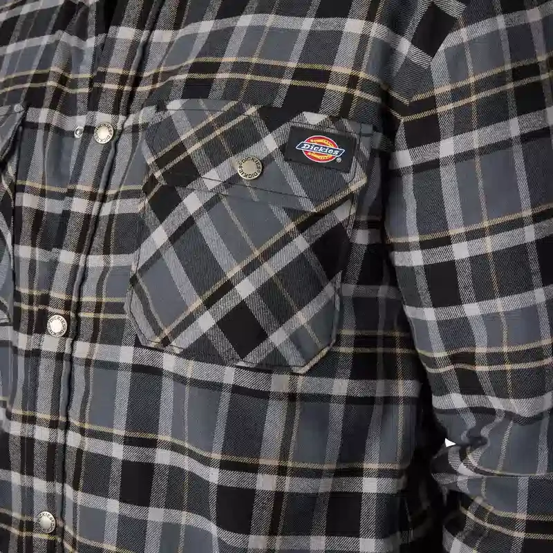Water Repellent Fleece-Lined Flannel Shirt Jacket Water Repellent Fleece-Lined Flannel Shirt Jacket