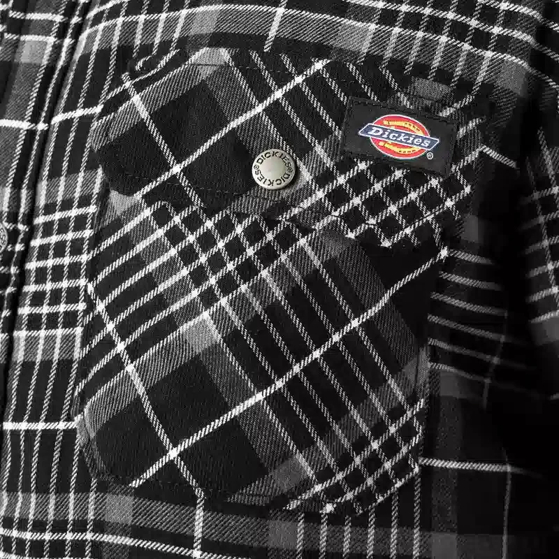 Water Repellent Fleece-Lined Flannel Shirt Jacket Water Repellent Fleece-Lined Flannel Shirt Jacket